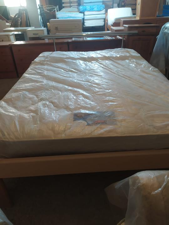 Double bed and mattress €125