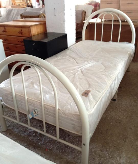 bed and mattress 90cm  €80